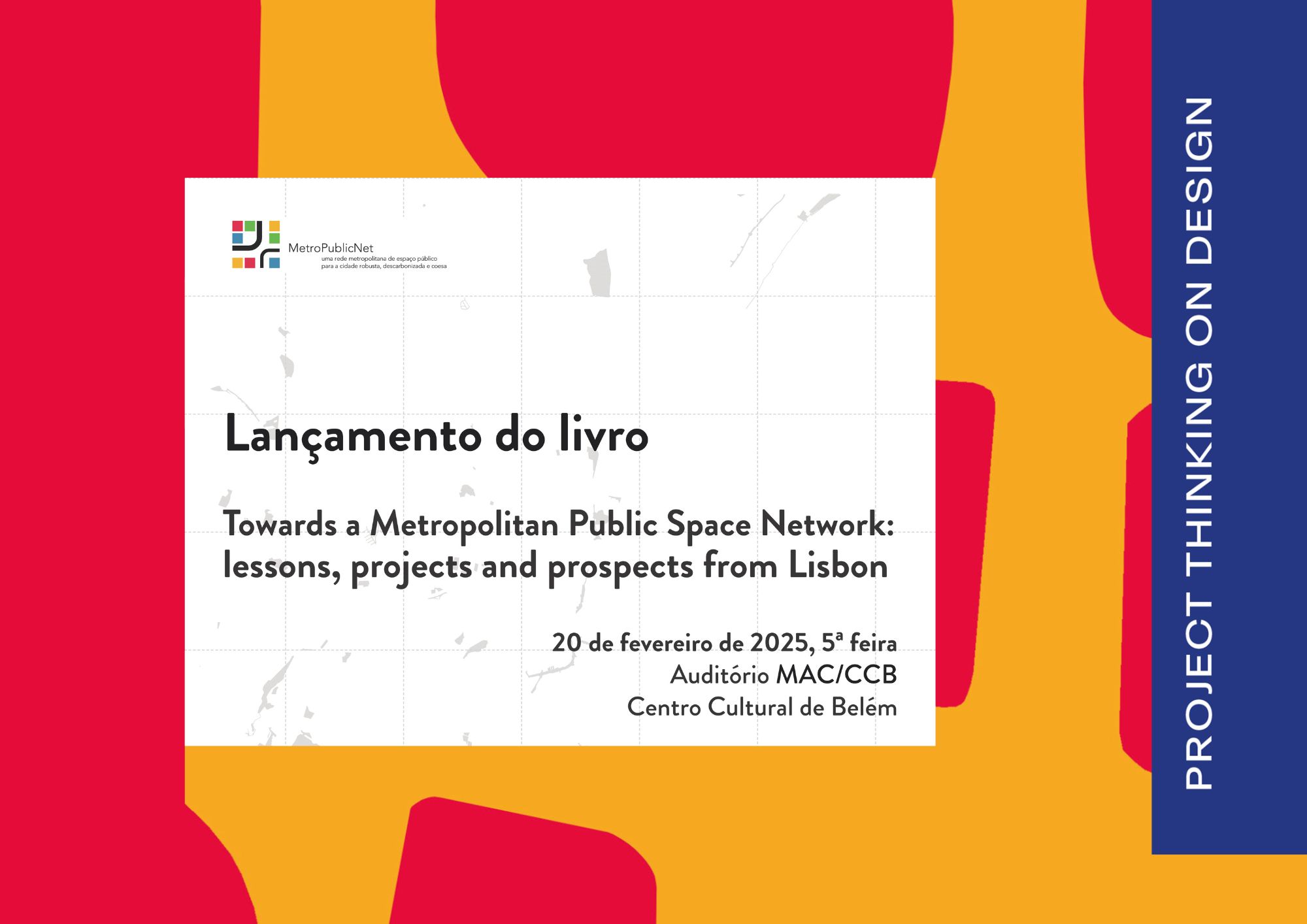 Lançamento do livro 'Towards a Metropolitan Public Space Network: Lessons, Projects and Prospects from Lisbon'