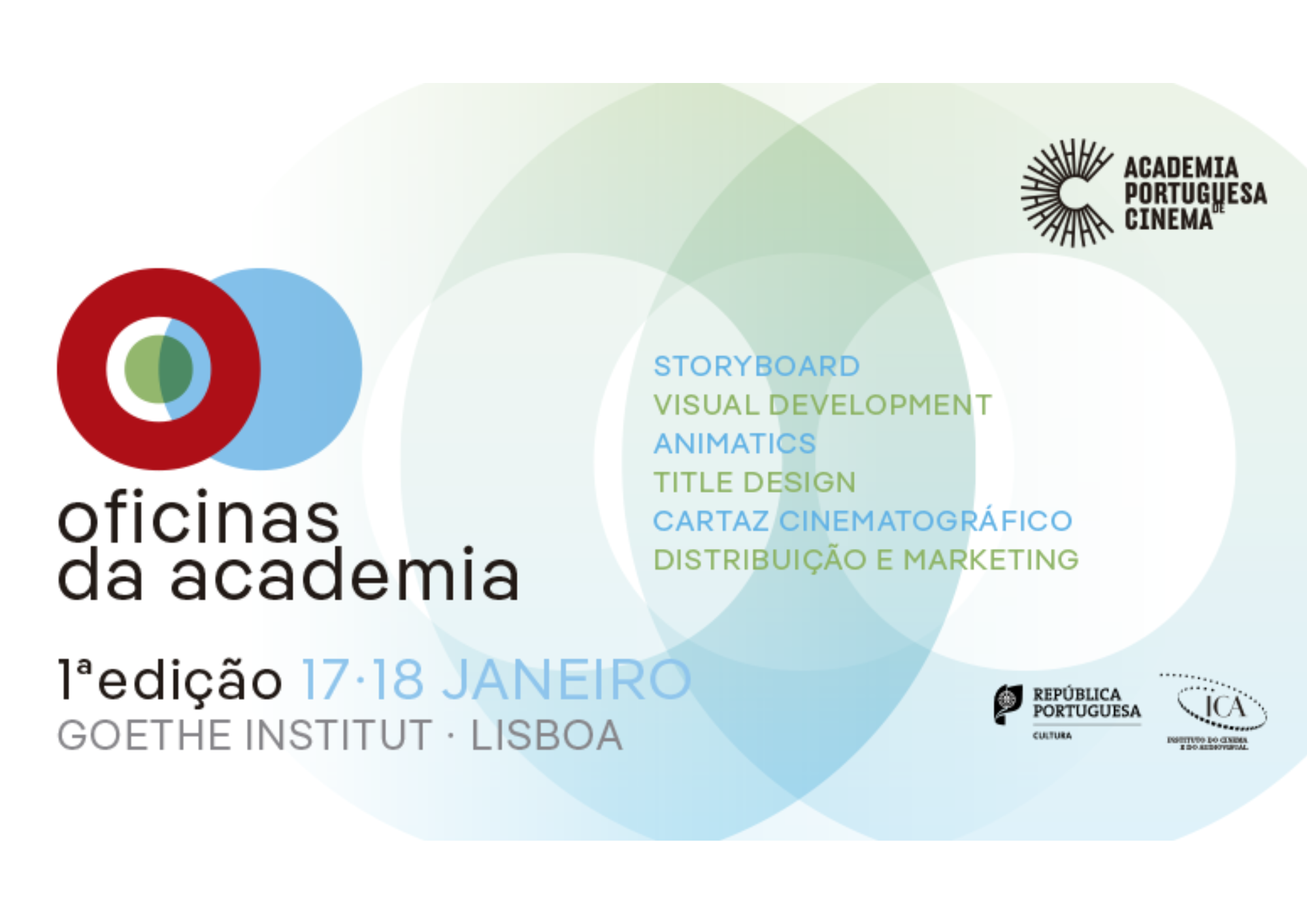 Academia Portuguesa de Cinema: 1.ª edição das Oficinas da Academia