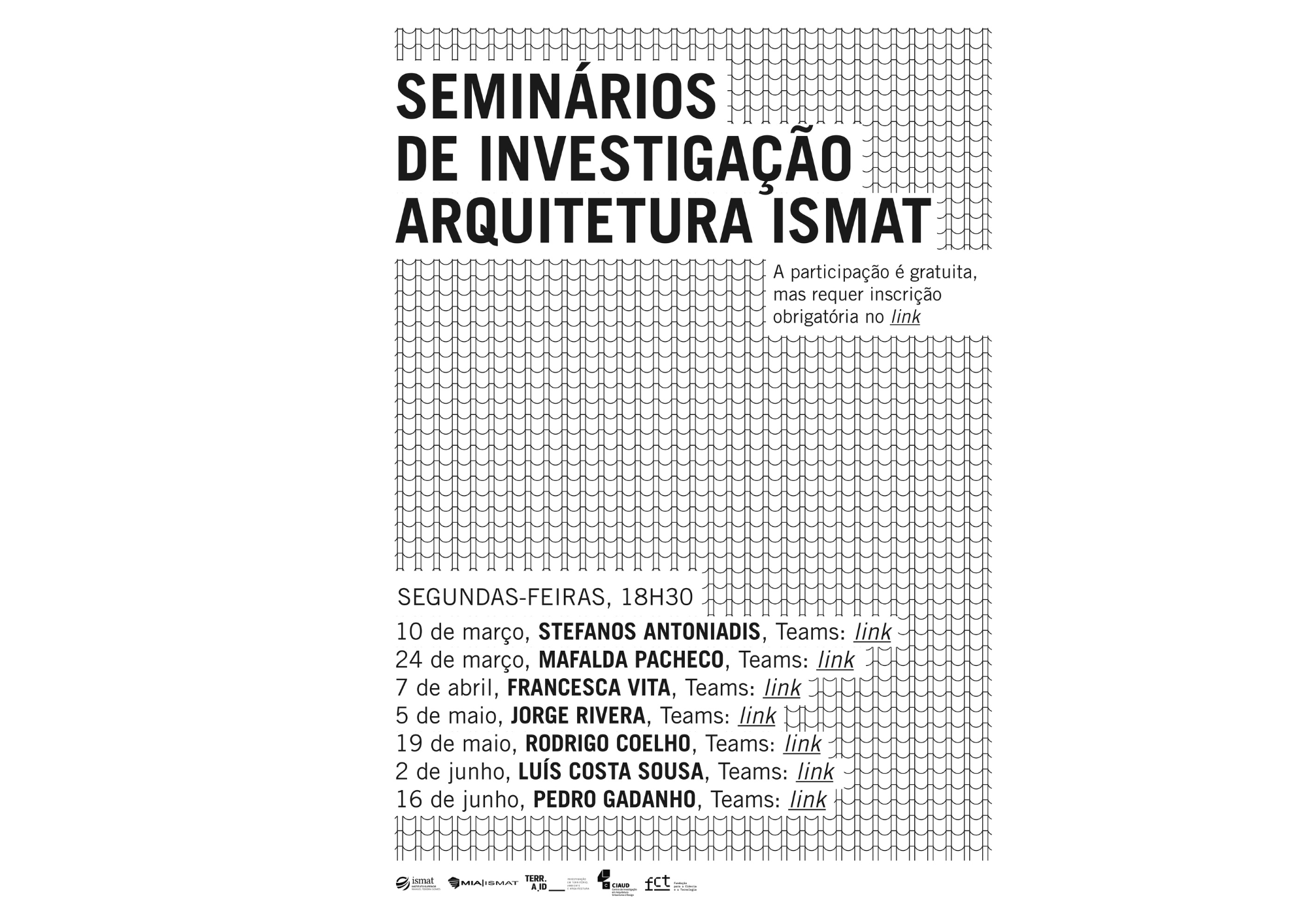 O Professor Stefanos Antoniadis dá uma palestra online para o ISMAT hoje