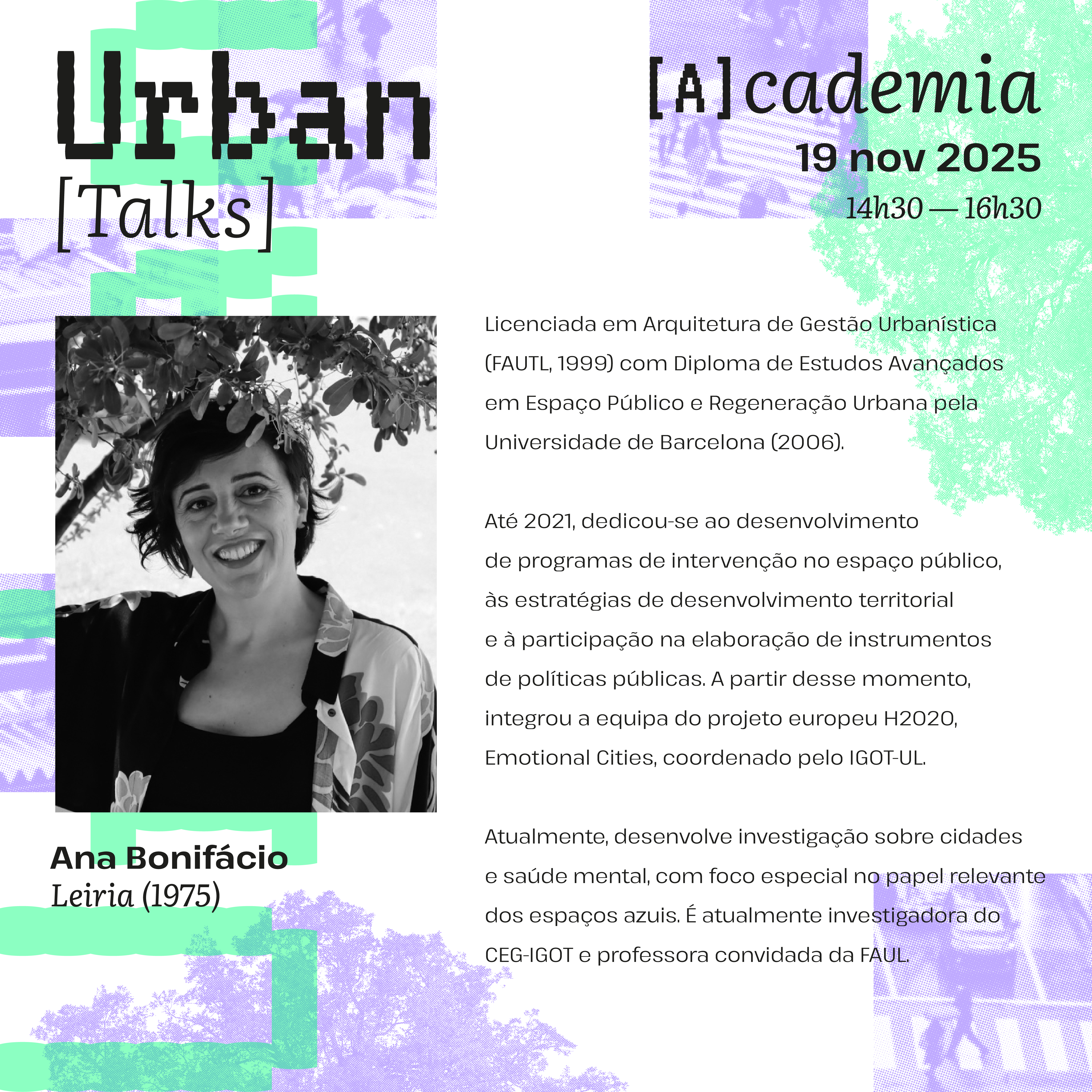 Urban Talks 2025 Post Bio Ana Bonifácio