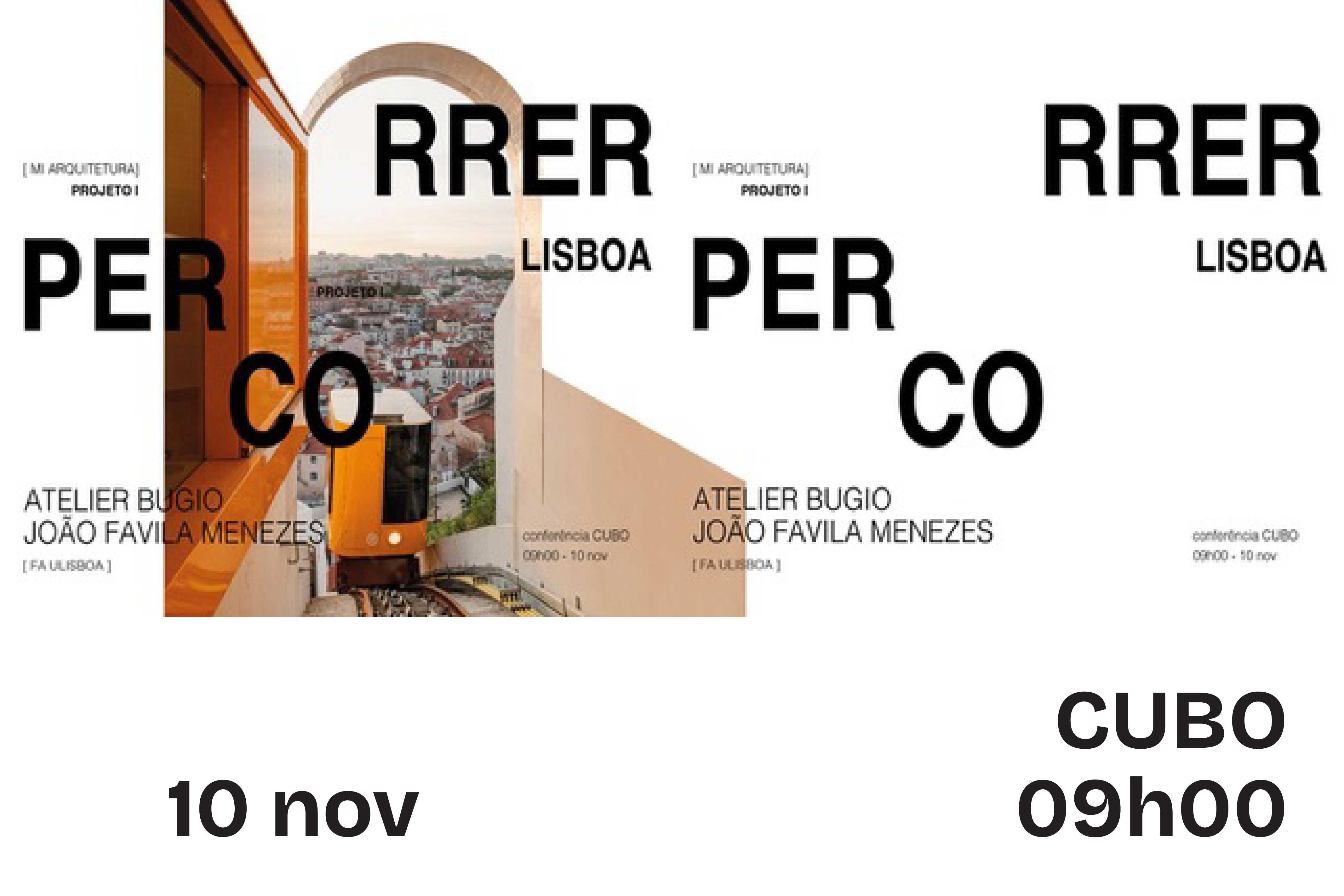 Conferência Percorrer Lisboa, por Atelier Bugio