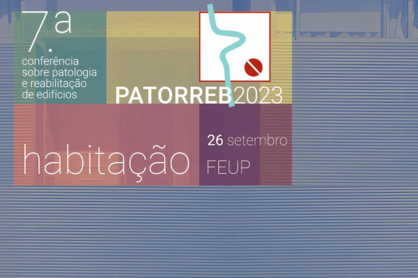 Conferências PATORREB sobre Patologia e Reabilitação de Edifícios, dia 26 de setembro na FEUP